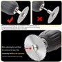 Origlam - 6 lames pour scie circulaire - Disques de coupe - Coupe de bois - Outil rotatif pour perceuses Dremel - Mandrin rotati