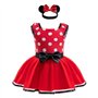 Lito Angels Deguisement Robe Minnie Mouse pour Bebe Filles avec Bandeau Taille 12-18 mois