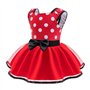 Lito Angels Deguisement Robe Minnie Mouse pour Bebe Filles avec Bandeau Taille 12-18 mois, Rouge