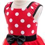 Lito Angels Deguisement Robe Minnie Mouse pour Bebe Filles avec Bandeau Taille 12-18 mois, Rouge