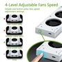 Mcbazel Support vertical pour ventilateur de Refroidissement Base Station D'accueil pour Xbox Series S Support de refroidissemen