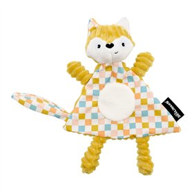 LES DEGLINGOS - Doudou Baby Cyranos Le Renard- Velours côtelé Ultra Doux - Idée Cadeau - Dès la Naissance - 28 cm - Jaune Moutar LES DEGLINGOS - Doudou Baby Cyranos Le Renard- Velours côtelé Ultra Doux - Idée Cadeau - Dès la Naissance - 28 cm - Jaune Moutar