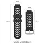 1 bracelet en silicone à fermeture rapide avec tournevis compatible avec les traqueurs d'activité Garmin Approach S2/S4, 135-215