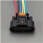 ECSiNG Faisceau de Câblage Prise de Connecteur Bobine d'allumage de Voiture 7 Broches 1930-0958 PP10000888 Compatible avec Corsa