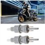 ECSiNG 2pcs Interrupteur de Lumière de Frein à Disque pour Scooters 50CC 6mm Filetage Plastique Remplacement Normalement Ouvert 
