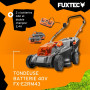 Fuxtec Tondeuse à Gazon sans Fil 40V (2x20V) E2RM43 Set Batteries et Chargeur - Largeur De Coupe 43cm, 40L, Hauteur De Coupe ...