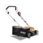 Fuxtec Tondeuse à Gazon sans Fil 40V (2x20V) E2RM43 Set Batteries et Chargeur - Largeur De Coupe 43cm, 40L, Hauteur De Coupe ...