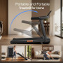 LONTEK Tapis de Course Pliable Inclinable 9%,Tapis de Marche Inclinable 12KM/H,Treadmill Home avec Moteur 3,0 CV et Affichage...