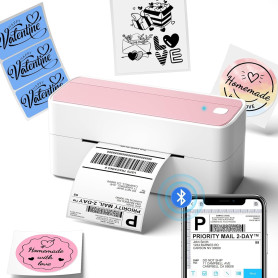 Phomemo 241BT Imprimante Thermique Etiquette, Imprimante Etiquette Autocollante 4X6, Connectivité Bluetooth et USB, Compatible a