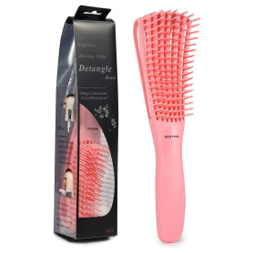 BESTOOL Brosse à cheveux, brosse à démêlage pour les cheveux naturels noirs, brosse cheveux bouclés pour les cheveux bouclés afr