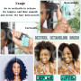 BESTOOL Brosse à cheveux, brosse à démêlage pour les cheveux naturels noirs, brosse cheveux bouclés pour les cheveux bouclés afr