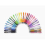 PILOT - Lot de 4 G2 Stylos roller à encre gel rétractables et rechargeables - Stylos en plastique recyclé - Bleu - Pointe moyenn