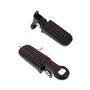 SG Store Lot de 2 Paires de Repose-Pieds de Vélo Longueur 112 Mm Pédales 78 X 37 Mm Alliage d'aluminium Antidérapants Pliables p