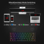 Redragon K530 Draconic 60% Clavier mécanique sans Fil RVB Compact, 61 Touches TKL conçu 5.0 Bluetooth Gaming Keyboard (Noir-Inte
