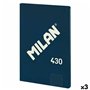 Carnet Milan SERIE 1918 Bleu A4 48 Volets (3 Unités)