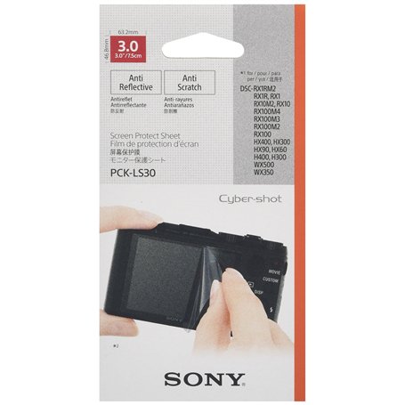 Sony PCKLS30 Film de protection d'écran pour Appareil photo RX/HX/H