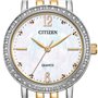 Citizen Femmes Analogique Automatique Japonais Montre avec Bracelet en Acier Inoxydable EL3106-59D