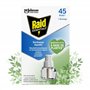 Raid Essentials Recharge Diffuseur Électrique Liquide - Répulsif Moustiques et Moustiques Tigres 45 Nuits - Sans Parfum Ajouté -