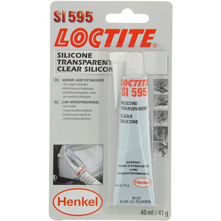 Loctite SI 595 - Silicone transparent pour joint d'étanchéité mécanique ou industriel