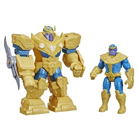 Avengers Marvel Mech Strike 9-inch Action Figure Toy Infinity Mech Suit Thanos and Blade Weapon for Kids Ages 4 and Up Avengers Marvel Mech Strike 9-inch Action Figure Toy Infinity Mech Suit Thanos and Blade Weapon for Kids Ages 4 and Up