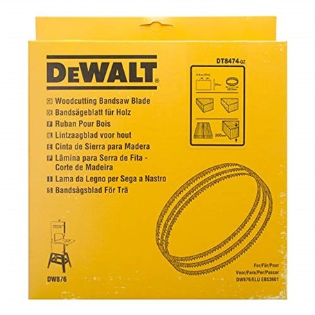 DeWalt DT8474-QZ DT8474-QZ-Hoja Sierra Cinta Para Cortes rápidos en Madera gruesa