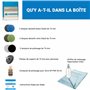 Kit de réparation de rayures Glass polish - Pour bricolage et système Gp-wiz - Élimine les rayures, les dépôts minéraux, les dom
