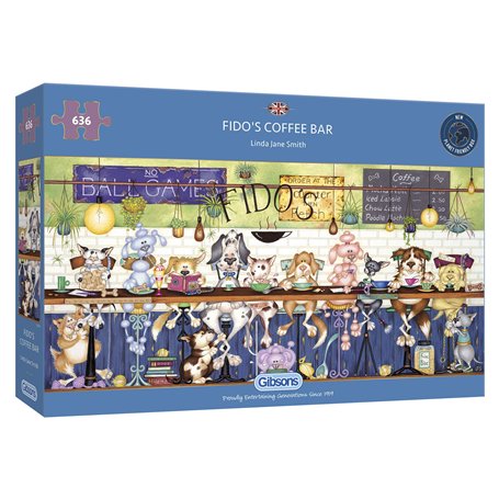 Gibsons Fido's Coffee Bar Puzzle 636 pièces