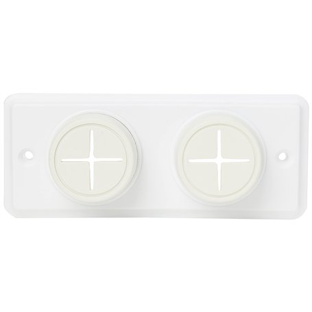 Bulk Hardware BH02004 Accroche serviette/torchon double avec vis