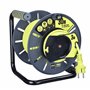 Masterplug Pro-XT Enrouleur ouvert inversé avec prise en ligne résistante aux intempéries 30 m avec câble haute visibilité inver