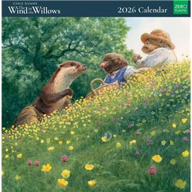 Museums & Galleries Calendrier mural 2026 Wind in the Willows – Calendrier mural mensuel au Royaume-Uni – Planificateur mural 20