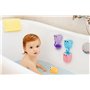 Munchkin Jouet de Bain Falls avec Ventouses | Jeu de Chute Multicolore | Comprend 3 Jouets Interactifs & 1 Tasse Verseuse | Amus