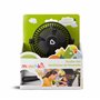 Munchkin Ventilateur de Poussette | Ventilateur Mini 360° Portable avec Lumières LED et 4 Vitesses | Indispensable Bébé | Noir