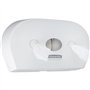 Distributeur de papier toilette petit format double à dévidage central Aquarius 7186-1 distributeur de papier toilette blanc
