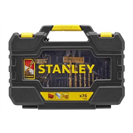Stanley Sta88544-Xj Lot de 76 embouts pour perçage et vissage