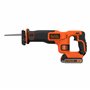 BLACK+DECKER BDCR18E1-QW Scie sabre sans fil - 1 batterie - 1 lame de 140mm- 18V