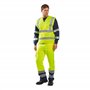 Portwest Gilet Hi-Vis Baudrier & Double Ceinture, Couleur: Jaune, Taille: S/M, C470YERS/M