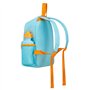 Bluey Ensemble sac à dos 4 pièces avec sac à déjeuner, bouteille d'eau et trousse à crayons, cartable pour garçons avec poche ka