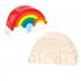 Baker Ross Tirelires en céramique arc-en-ciel à peindre pour décorer et afficher les enfants - Créations en porcelaine créative