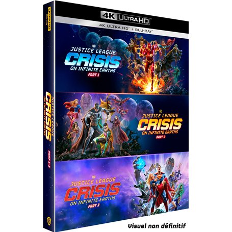 Justice League : Crisis on Infinite Earths-Parties 1 à 3 [4K Ultra HD + Blu-Ray]
