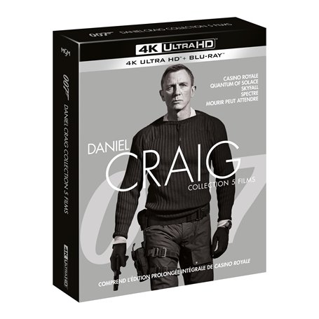 James Bond 007 : La Collection Daniel Craig [4K Ultra HD + Blu-Ray]