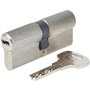 Cylindre Série 1000+ débrayable 35x35 mm nickelé - YALE - 6 goupilles - anti-perçage et anti-crochetage