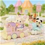 Mini-figurines - SYLVANIAN FAMILIES - Le petit train des nuages - Des 3 ans