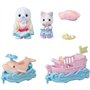 Mini-figurines - SYLVANIAN FAMILIES - Le petit train de la mer - Des 3 ans