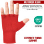 RDX Bandes Boxe sous Gants, Élastiqué Protege Main Sparring Arts Martiaux Protecteur de Poing, Boxing Inner Gloves Hand Wraps, G