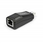 Adaptateur réseau USB 3.0 vers Gigabit Ethernet - Convertisseur USB vers RJ45 - M/F - Noir