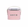 Hello Kitty Mini haut-parleur de karaoké LED sans fil avec microphone Bluetooth Rose Changement de couleur