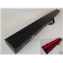 Étui Rigide Noir pour Queue de Billard 2 pièces 145 cm – Intérieur Rouge