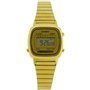 Casio LA670WGA-9DF Montre Bracelet en résine et Acier Inoxydable Doré/Jaune
