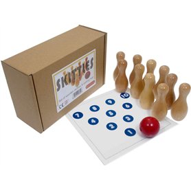 Brimtoy Jeu de quilles en bois/jeu de bowling à dix broches Brimtoy Jeu de quilles en bois/jeu de bowling à dix broches