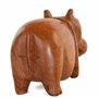Hippopotame en bois sculpté à la main – Hippopotame maison – Sculpture hippopotame en bois statue statue unique décoration de ta